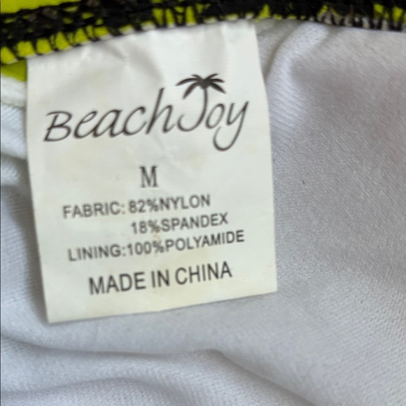 Neon Yellow Floral Triangle Bikini Set - Women - Picture 3 of 3